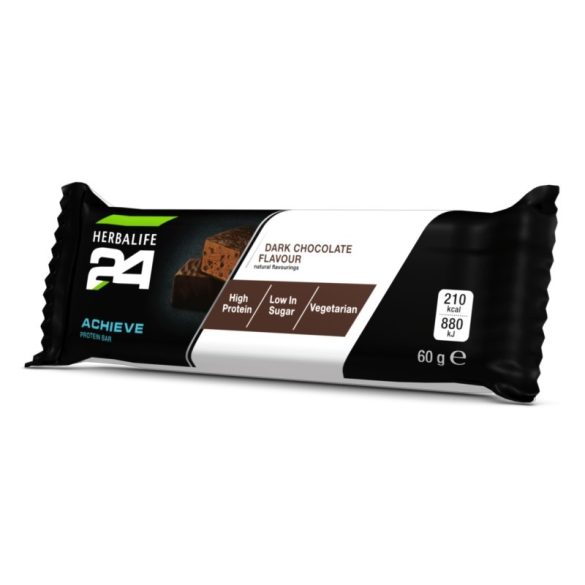 H24 Achieve Protein szelet Fehérjeszelet étcsokoládé 6x60g